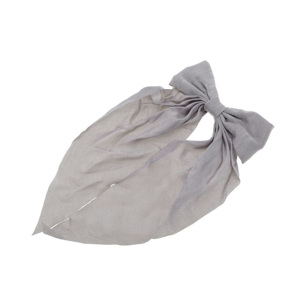 Bow Ribbon Duckbill Hair Clips Hairdo Clip Gray
